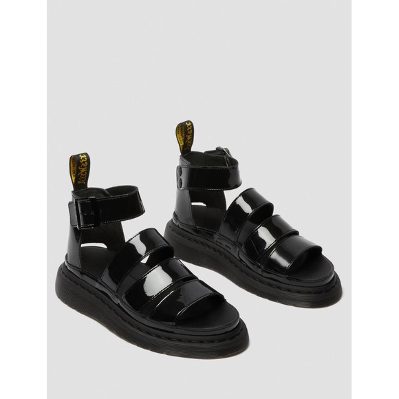 Dr.  Martens Clarissa II Patent Leather Sandals - Picture 3 of 10